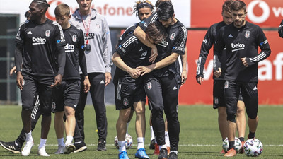 Beşiktaş'ta derbi hazırlıkları devam etti. Aboubakar ve N'Koudou...