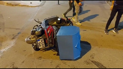 Yola dökülen yağ kazaya neden oldu