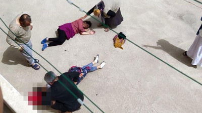 Gelin görümce balkondan beraber düştüler