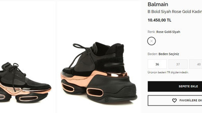 Parası olanlar için hayat bunlara güzel. 12 bin TL'ye ayakkabı