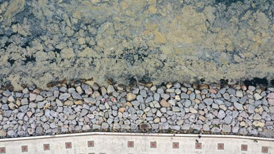 Deniz salyası içme suyu tesisinin filtrelerini tıkadı