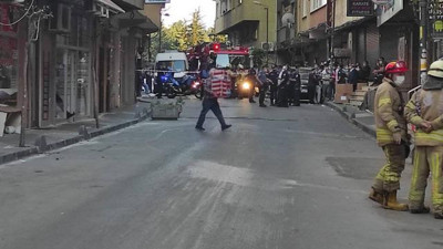 Çökme tehlikesi bulunan 6 katlı bina boşaltıldı