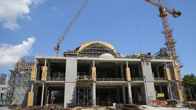 Barbaros Hayrettin Paşa Camisi’nde çalışmalar devam ediyor