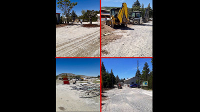 Salda Gölü çevresi şantiyeye döndü. Çivi bile çakılmayacaktı