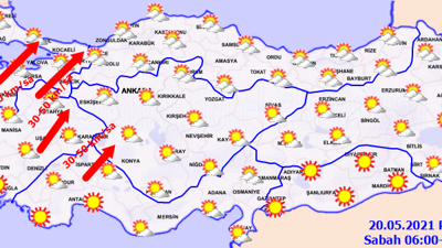 Meteoroloji radyosuna son raporlar ulaştı. Her yere uyarı gitti