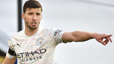 Manchester Cityli Ruben Dias'a yılın futbolcusu ödülü