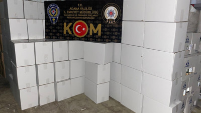 Gümrük kaçağı 2 milyon makaron ele geçirildi