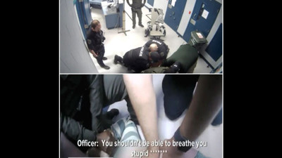 Nefes alamıyorum diyen zanlıya ABD polisi böyle karşılık verdi: Nefes alamaman gerekiyor seni aptal. Akıllara George Floyd’u getirdi