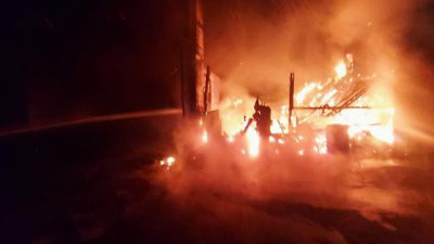 Kereste fabrikası alev alev yandı (26 Mayıs 2021)