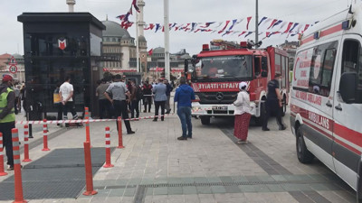 Asansörde mahsur kalan kadınlar kurtarıldı