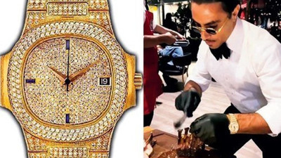 Nusret'in yeni saatinin fiyatı dudak uçuklattı