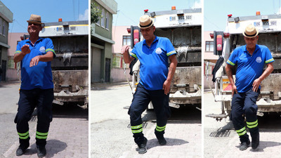 Türk Michael break dans ile Adana sokaklarını sallıyor