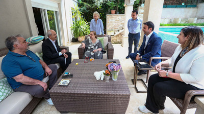 Kılıçdaroğlu Turgut Özal’ın ailesini ziyaret etti