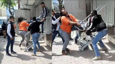 Esenyurt'ta Afrikalı çift ile hırsızlık şüphelileri birbirine girdi