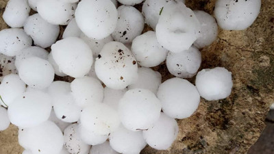 Ordu’da ceviz büyüklüğünde dolu yağdı