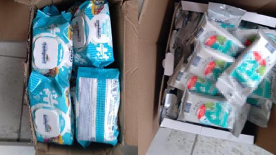 25 bin dolarlık ıslak mendil vurgunu