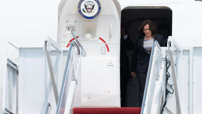ABD Başkan Yardımcısı Kamala Harris'in uçağı zorunlu iniş yaptı