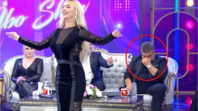 Oryantal Didem oynarken başını çevirmişti. E tabii Bülent Serttaş da değişti