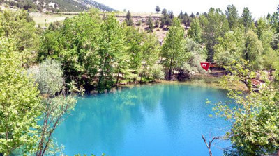 Kahramanmaraş'ın gizemli cenneti Yeşilgöz'e yoğun ilgi