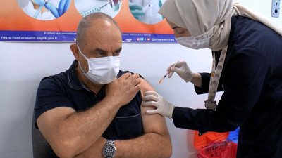 Başkentte aşılama devam ediyor