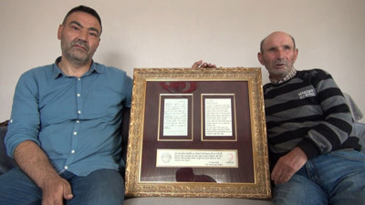 Osmanlı askerinin mektubu, torununun evinde