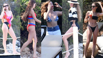 Serenay Sarıkaya Bodrum'da böyle görüntülendi