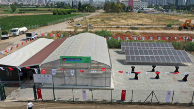 Adana'da güneş enerjisi ile çalışan mevye sebze kurutma tesisi hizmete açıldı