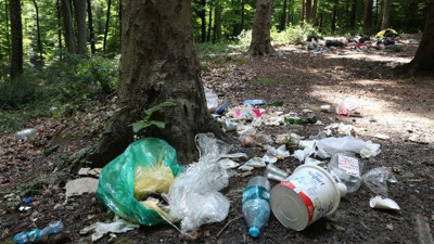 Yediler içtiler çöplüğe çevirdiler. Utandıran manzara