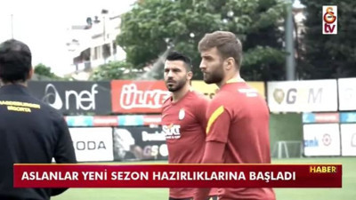 Galatasaray'ın yeni transferleri idmanda