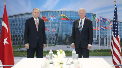 Cumhurbaşkanı Erdoğan ve ABD Başkanı Biden ile görüştü