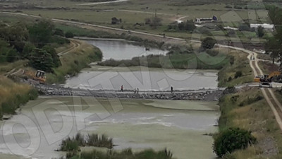 Kanal İstanbul şantiyesini İBB mühürledi jandarma yeniden kurdu