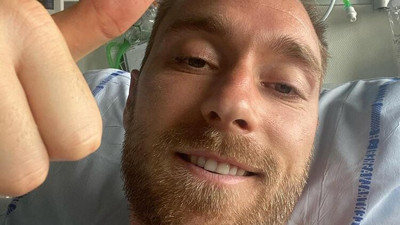 Eriksen hastane odasından tüm dünyaya mesaj gönderdi