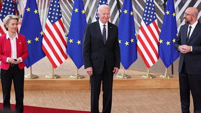 AB-ABD Zirvesi Brüksel'de başladı