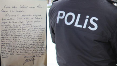 Polis intihar mektubu bırakıp sırra kadem bastı