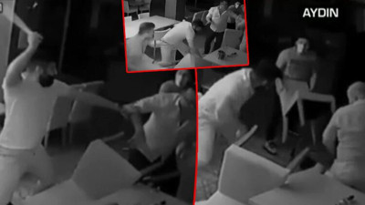 Didim Belediye Başkanı Ahmet Deniz Atabay'a saldırı anının görüntüsü ortaya çıktı