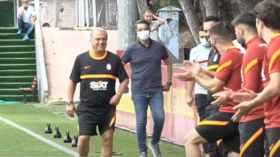 Fatih Terim Florya’da. Alkışlarla karşılandı
