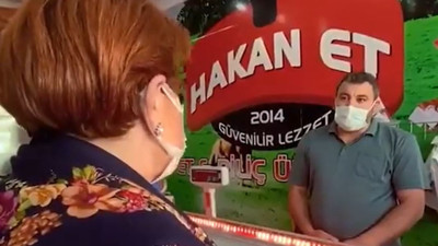 Vatandaşın yaşadığı açlığı Afyon'da Meral Akşener’in girdiği kasap anlattı