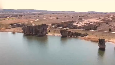 Tarihi Frigya Vadisi havadan görülebilecek