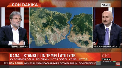 Bakan Karaismailoğlu: Kanal İstanbul güzergahının yüzde 70'i doğal su yolu