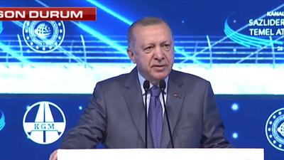 Cumhurbaşkanı Erdoğan'dan muhalefete Kanal İstanbul çıkışı: ''Parasını ödemezseniz tahkim yoluyla söke söke alırlar''
