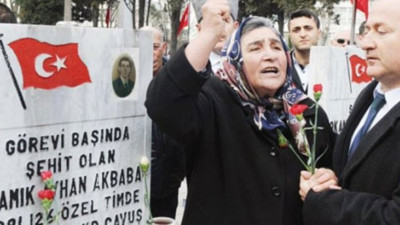 Şehit anasına 'vatan haini' demek eleştiri sayıldı