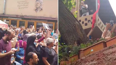 Aşı karşıtları Üsküdar'da miting yapıp hekimleri hedef aldı