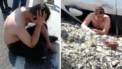 Takla atan otomobilin sürücüsü: Bir sigara verin, gözünüzü seveyim