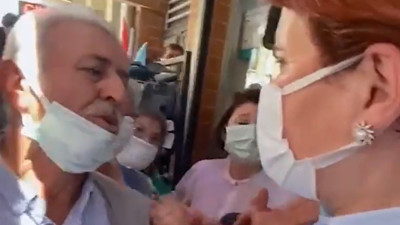 Çiftçi dertlerini Meral Akşener'e gözyaşları içinde anlattı