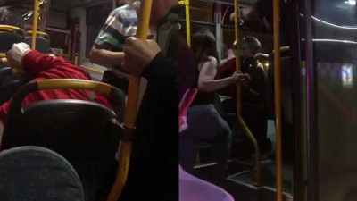 Belediye otobüsünde 'taciz' dayağı