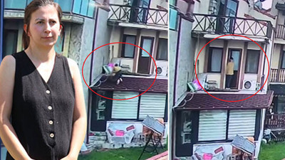 Evine giren tacizciyi son anda fark ederek komşularına sığındı