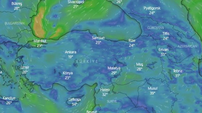 Süper hücre İstanbul'un tam üstünde