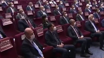 Erdoğan konuşurken Soylu'dan dikkat çeken hareket