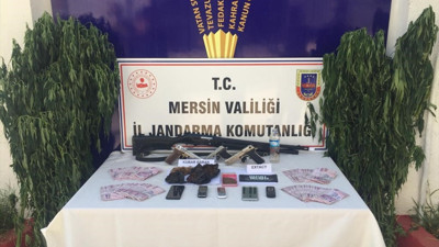 Mersin'de uyuşturucu operasyonu