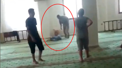 Kur’an kursunda çocuğa dayak kamerada